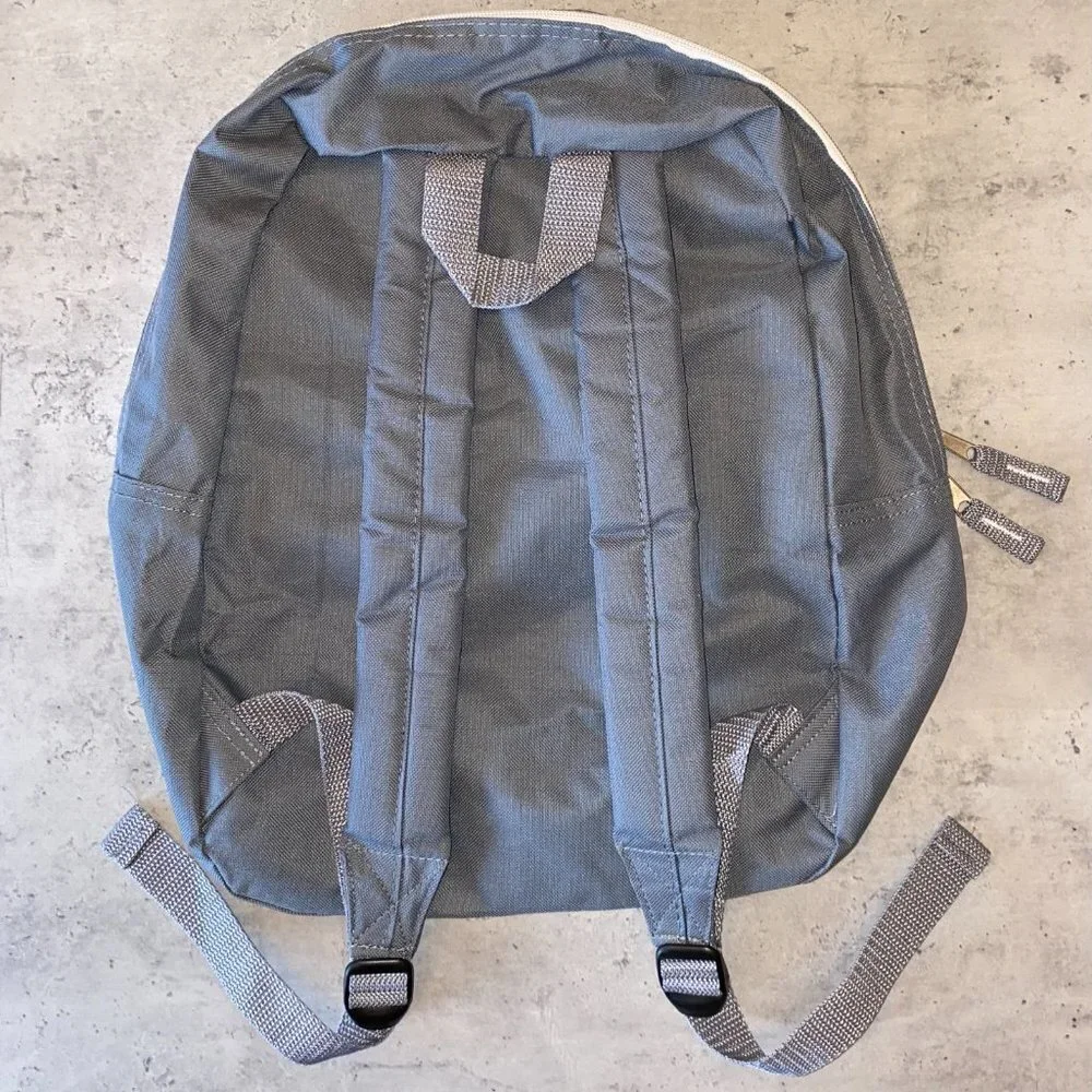 Wexford Gray and White Basic Backpack